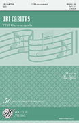 cover Ubi Caritas TTBB choral sheet music cover